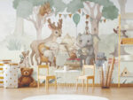 ENCHANTED TEA TIME MURAL 8801-152