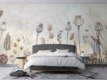 Tropical -  Autumn Flowers - White