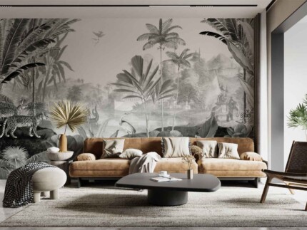 Tropical -  Leopard Landscape Mono